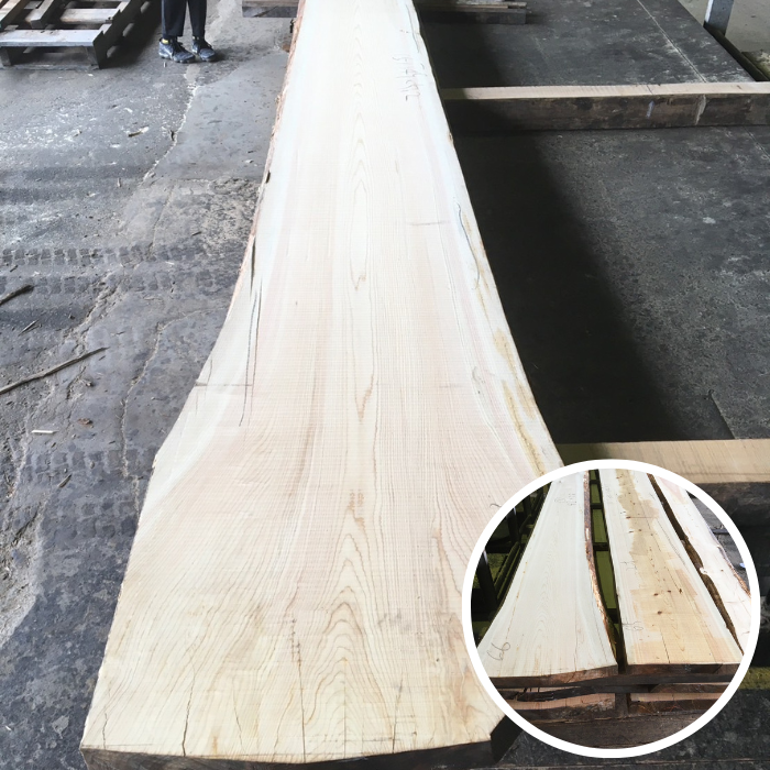 檜（ヒノキ）　無垢材