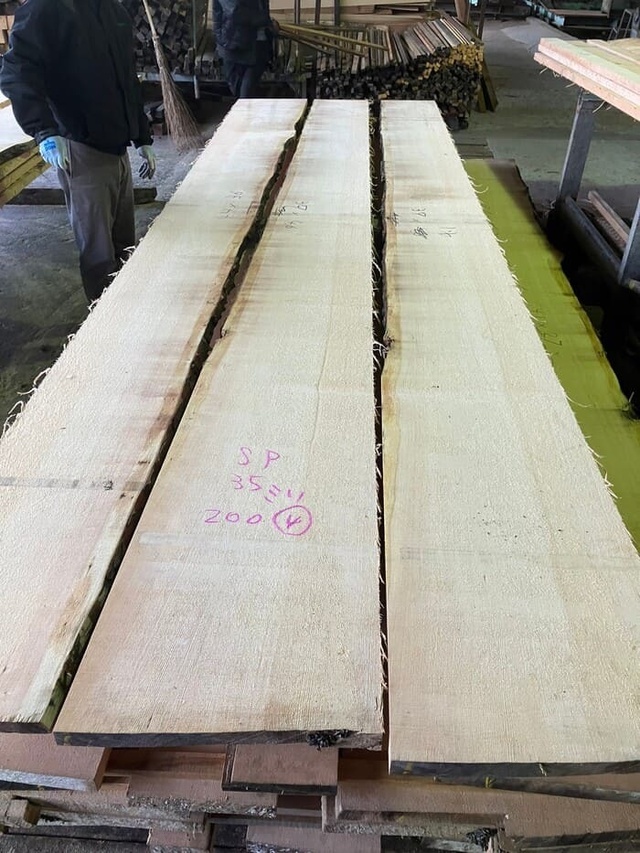 スプルース　無垢材