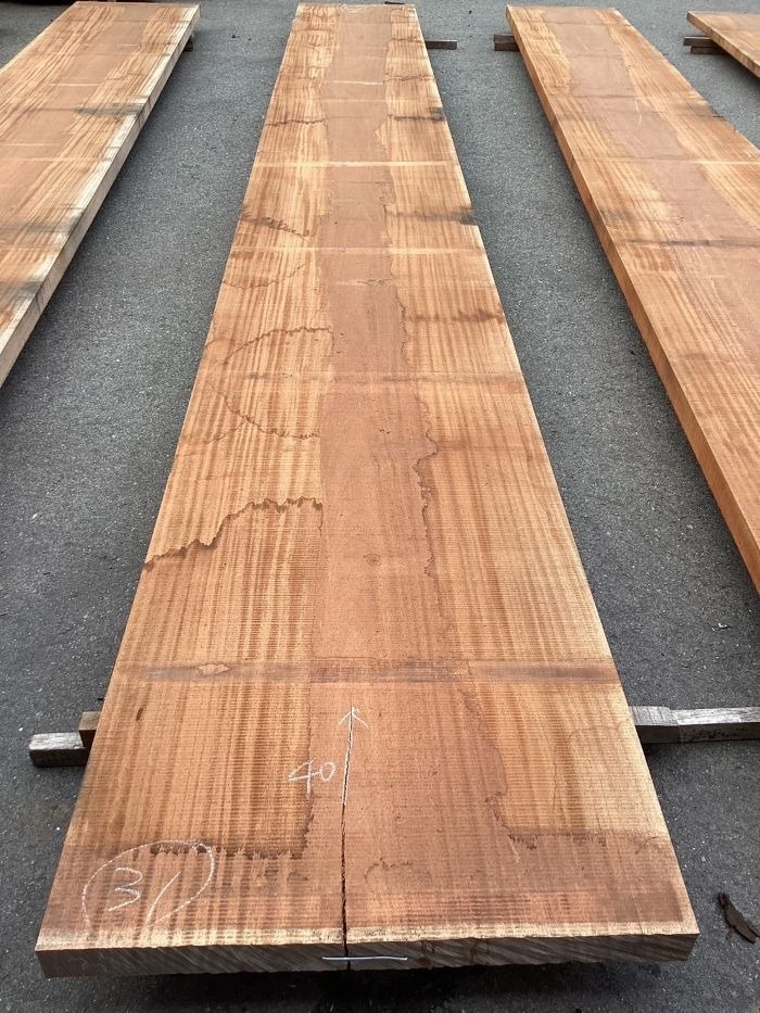 アフリカンマホガニー一枚板　カウンター