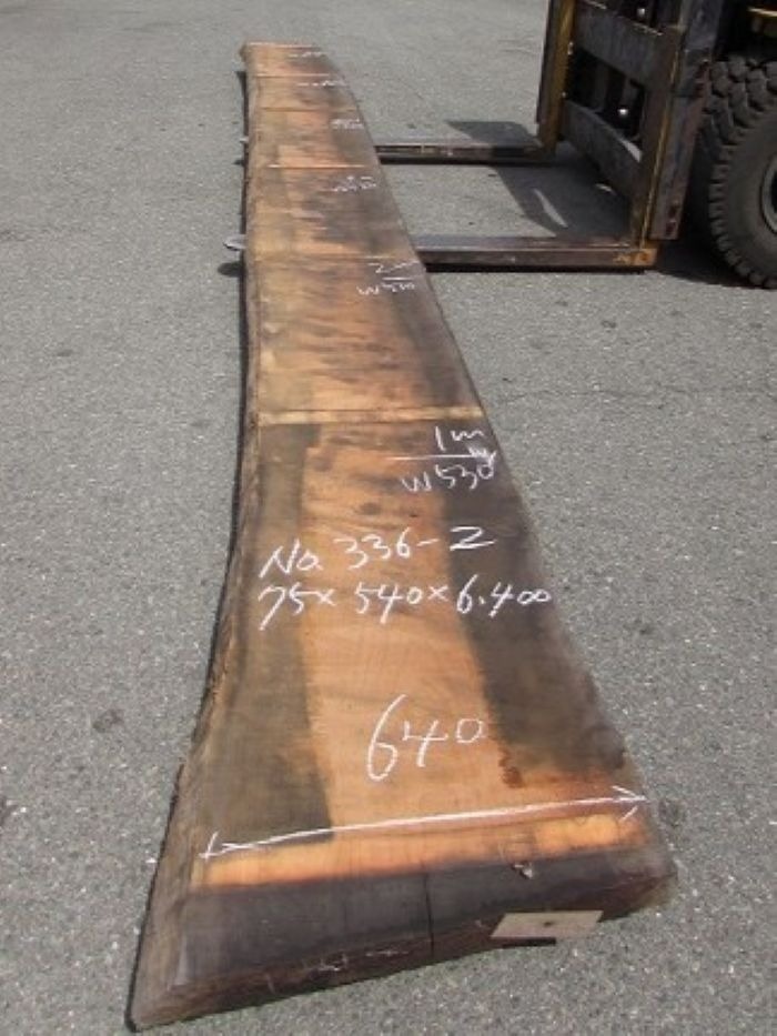 チェリー一枚板　カウンター