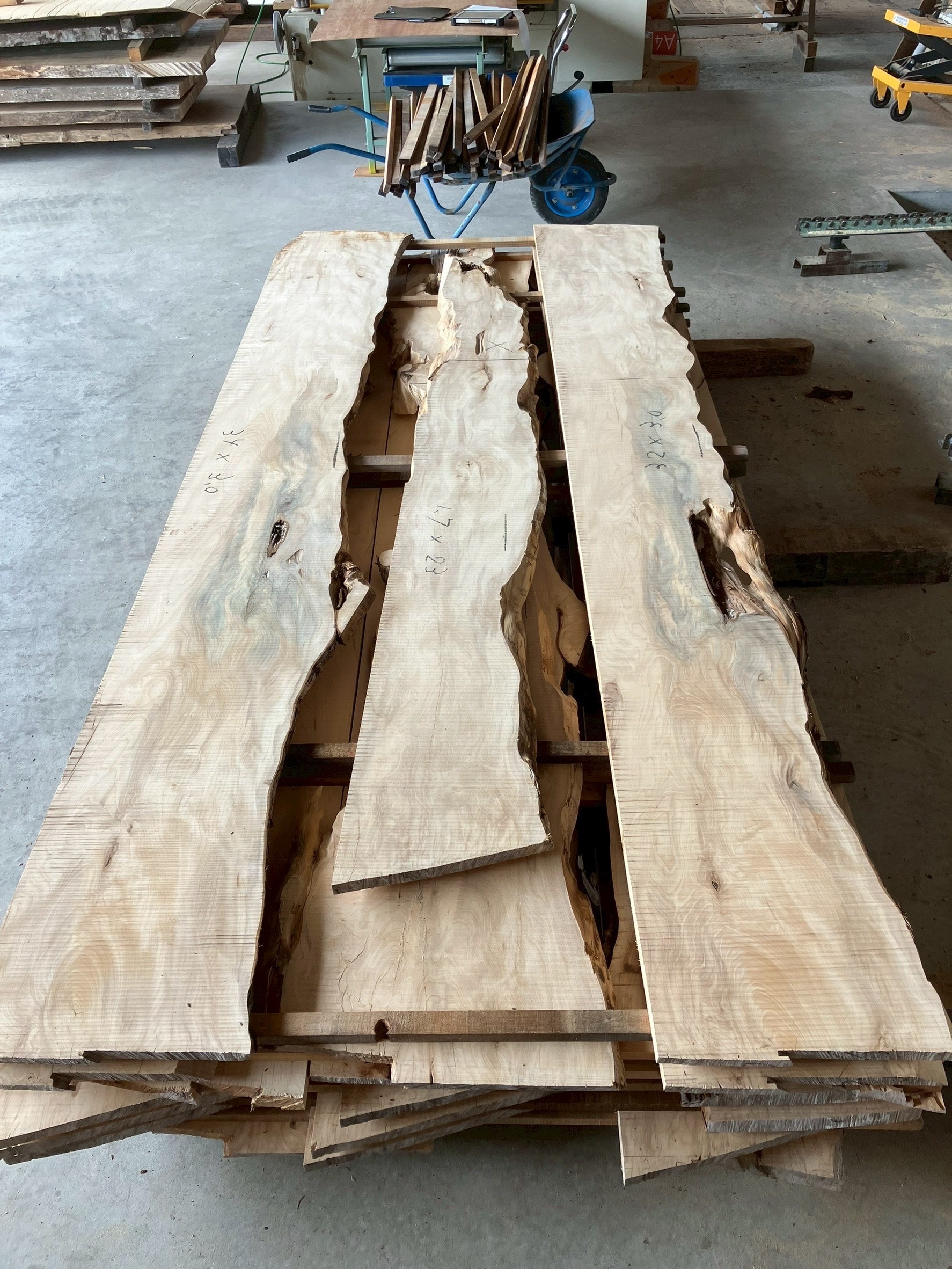 槇（マキ）　無垢材