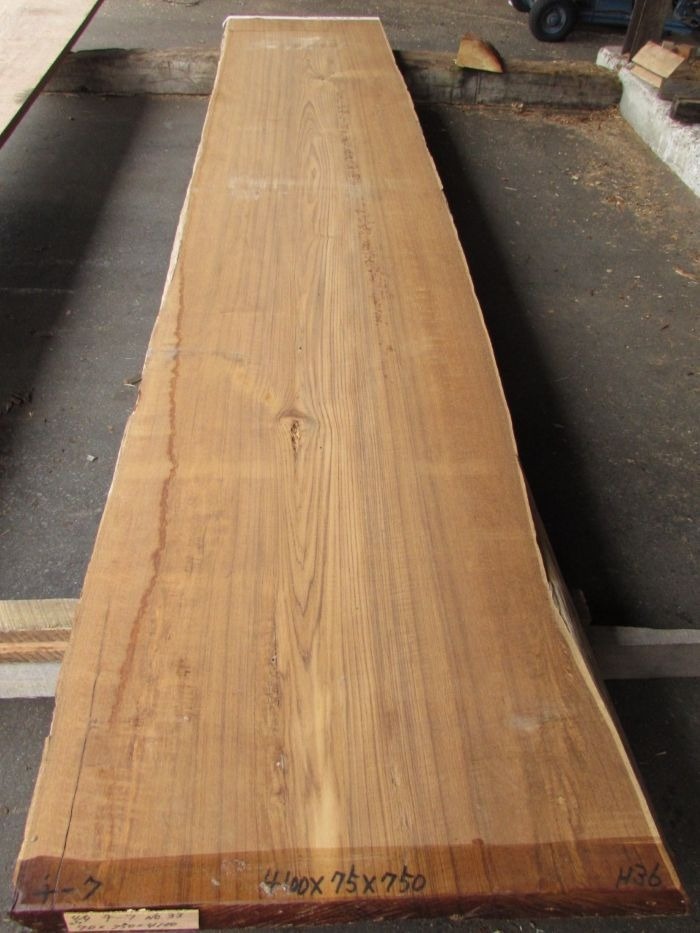 チーク　一枚板